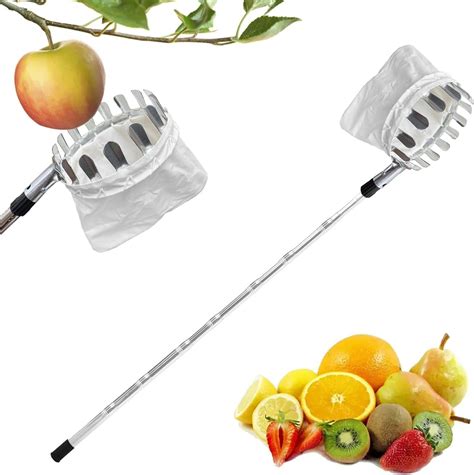 Apple Picker With Telescopic Handle Fruit Picker Tool With Lightweight