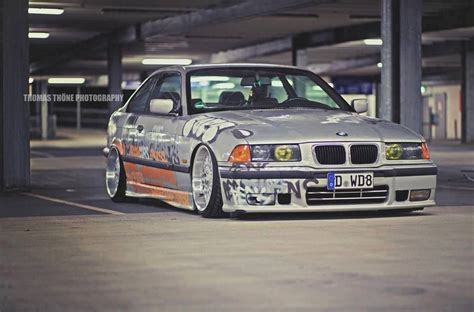 Bmw E36 3 Series Silver Deep Dish Slammed Youtube Vid E36 On A Budget