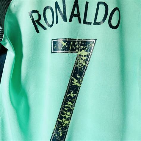 Cristiano Ronaldo Portugal Soccer Jersey Pit to... - Depop