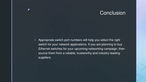 Ppt A Complete Overview Of Ethernet Switch Port Types Powerpoint Presentation Id11199541