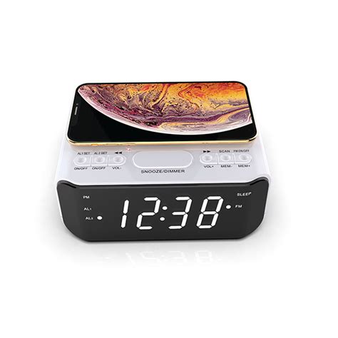 modern alarm clock radioclock radio bluetooth speaker factory