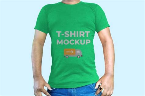 T Shirt Mockup Design Psd Template Vol 1 Graphic By Creativecairo · Creative Fabrica