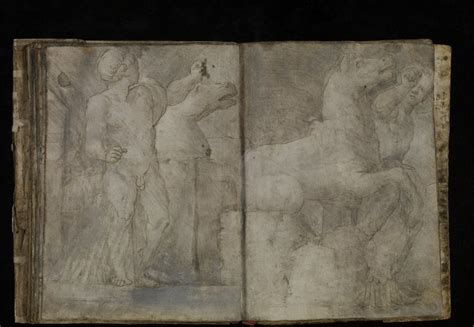 Spencer Alley Amico Aspertini Sketch Book On Vellum British Museum