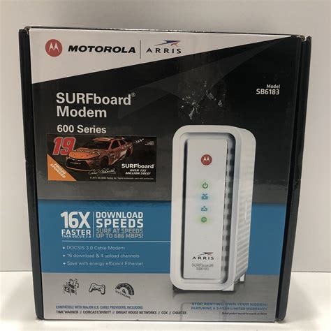 Arris Sb6183 Motorola Docsis 30 Cable Modem Time Warner Comcast