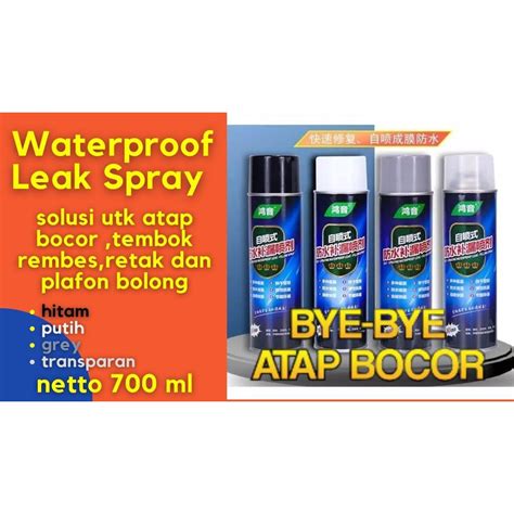 Jual Spray Anti Bocor Waterproof Untuk Atap Dinding Talang Aquarium