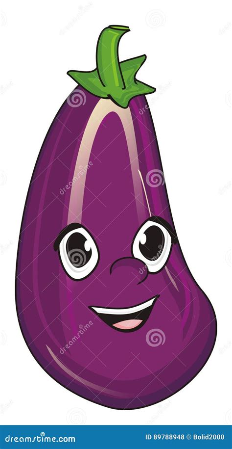 Face Of Eggplant Stock Illustration Illustration Of Stew 89788948