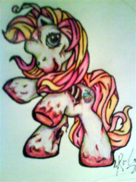 My Little Zombie Pony by nikkithelivingdead on DeviantArt