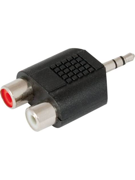 Adaptador Rca Hembra Jack Mm Stereo Macho Conectores Y Adapt