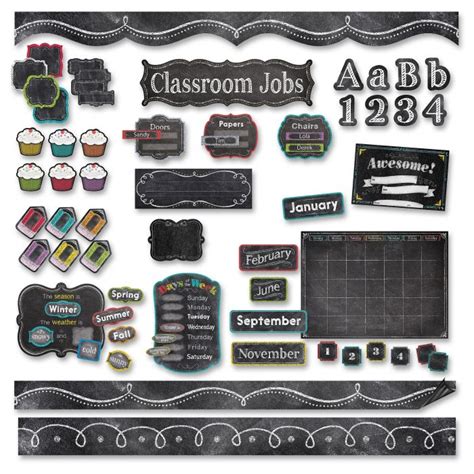 Creative Teaching Press Chalk It Up Bulletin Brd Set Pk Per Pack Ld