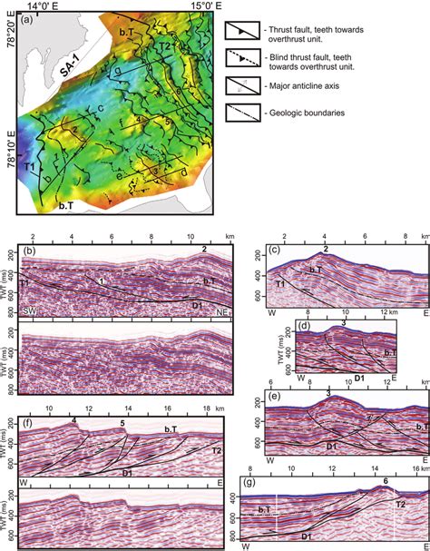 A Detailed Map Of The Seafloor In Subarea 1 Sa 1 With Locations Of