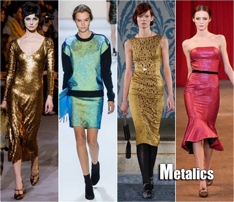 Fall 2013 Fashion Week Trends Metallics Sydne Style