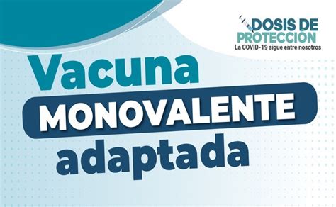 Vacuna Monovalente Campañas Dirección de Redes Integradas de Salud