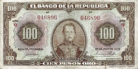 Colombia 100 Pesos - Foreign Currency