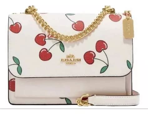 Bolsa Crossbody Mini Coach Original Colecci N Cerezas Import Meses