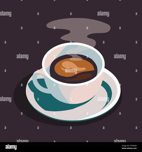 Cup Of Coffee Vector Illustration Stock Vector Image And Art Alamy