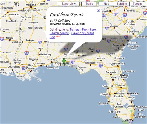 Navarre Beach Florida Map - Zip Code Map