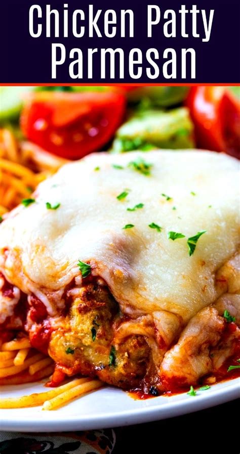 Chicken Patty Parmesan Spicy Southern Kitchen