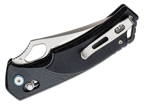 SRM Knives 9202 Folding Knife 3.54" D2 Satin Trailing Point Blade ...