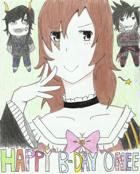 Happy Birthday Onee Chaaaaan ~ Honk By Kairistar12 On Deviantart