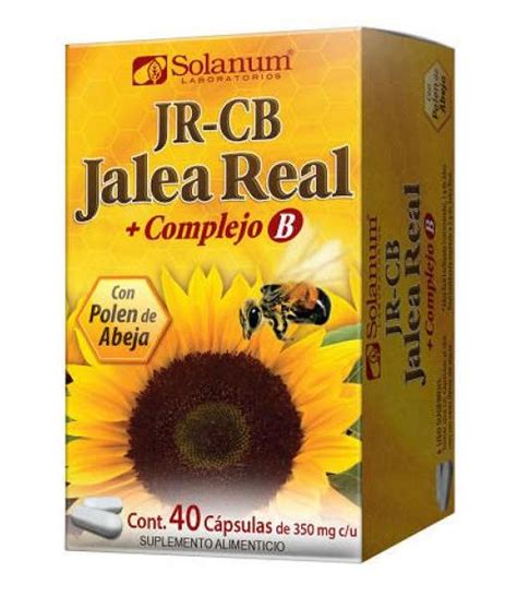 CAPS JR CB JALEA REAL COMPLEJO B C 40 CON POLEN DE ABEJA SOLANUM