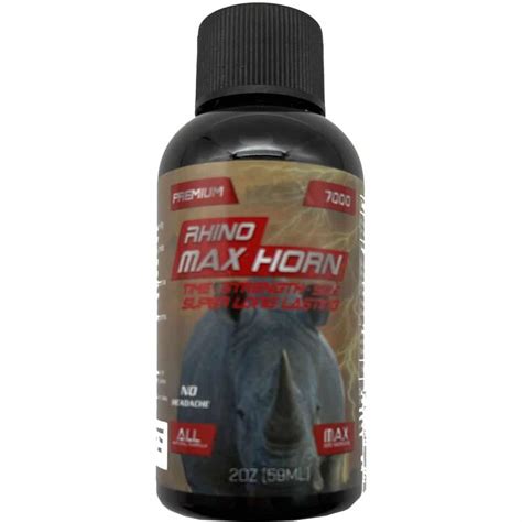 Rhino Max Horn Sexual Enhancement Drink Bottle Rhino Platinum 7