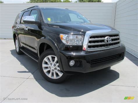 Black 2015 Toyota Sequoia Platinum Exterior Photo 104107756