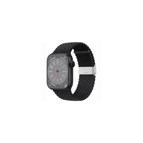 Flätat klockarmband Apple Watch 9 41mm Black Elgiganten