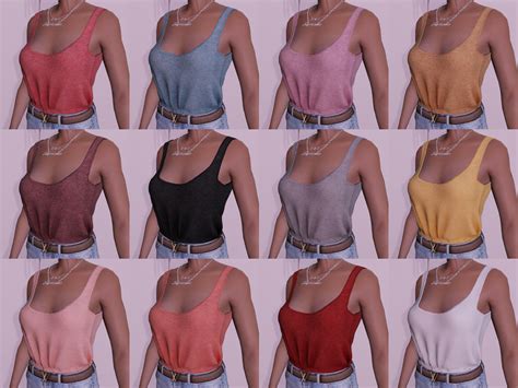 Open Back Tank Top For MP Female GTA5 Mods