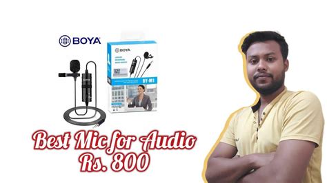 Best Budget Mic For Youtuber Use Cheap And Best Audio Boya M Mic