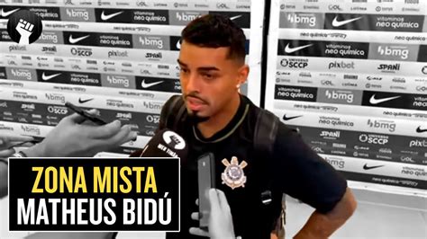 Matheus Bid Na Zona Mista Fala De Poss Vel Titularidade No Corinthians