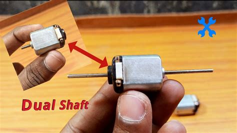 How To Make Dual Shaft Dc Motor Youtube