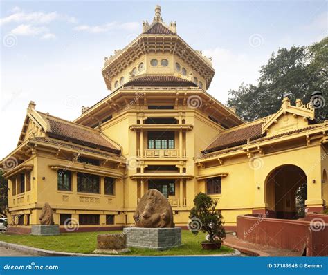 Old Colonial Building In Vietnam Stock Photo Image Of Hanoi