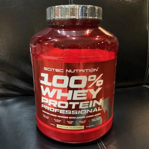 Scitec Nutrition 100 Whey Protein Vanilla 2350g เวย์โปรตีน รสวนิลลา 2350กรัม Th