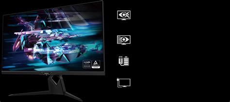 AORUS FI32U 32" (31.5" Viewable) 4K SS IPS Exclusive Built-in ANC ...