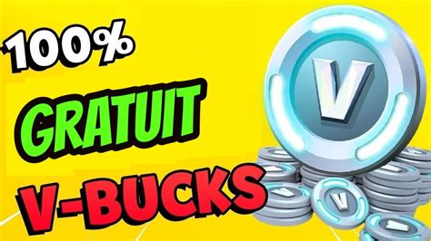 Comment Avoir Des Vbucks Gratuit Générateur De V bucks Fortnite YouTube