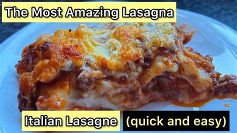 Beef Lasagna Recipe Easy Homemade Lasagne Recipe Quick And Easy