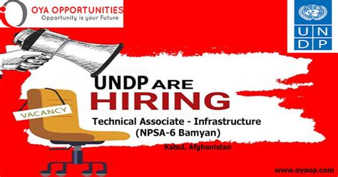 Technical Intern Associate Infrastructure In Undp Oya Opportunities