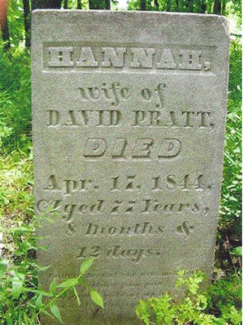 Hannah Rockwell Pratt 1766 1844 Find A Grave Memorial