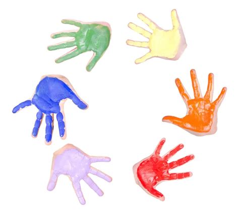 Paint Prints Of Child Hands Stock Photo By ©aoosthuizen 5414680