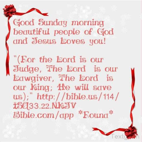 Good Sunday Morning Beautiful People Of God And Jesus Loves You For