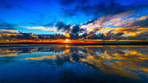 壁紙ニュージーランド海朝焼けと日没空Kuku Beach Cook Strait Manakau雲自然ダウンロード写真