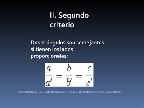 Criterios De Triangulos Semejantes Ppt