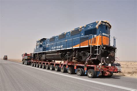 Savage Saudi Arabia Delivers Locomotives To Support Rail Operations