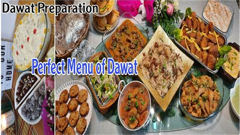 Dawat Preparation Quick And Easy Recipesdawat For 10 12 Peopledawat