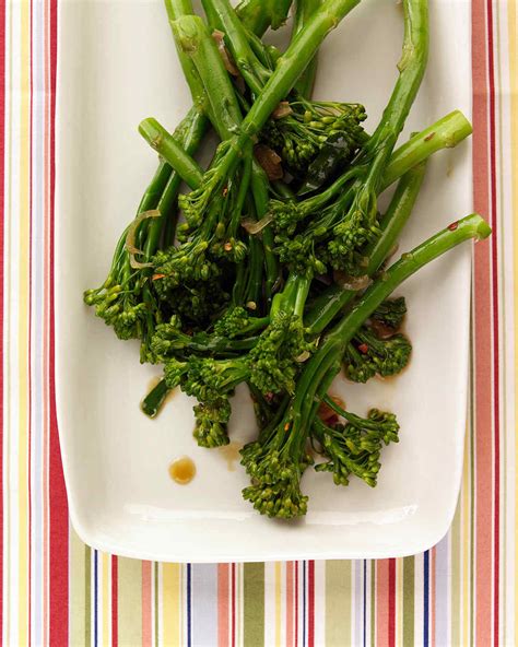 Baby Broccoli With Orange Sauce Recipe Martha Stewart