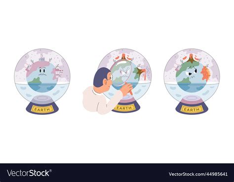 Global Warming High Temperature And Hot Weather Vector Image