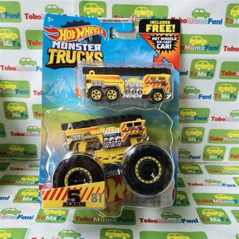 Jual Hot Wheels Monster Truck 5 Alarm Hotwheels Monster Trucks Shopee Indonesia