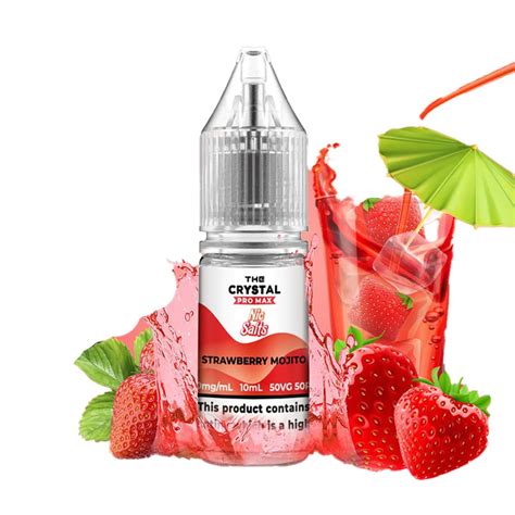 The Crystal Pro Max Nic Salts 10ml Strawberry Raspberry Ice Vape And Go