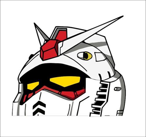 Gundam Rx Peeker Peeking Peek Car Vinyl Stickers Etsy