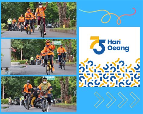 Kegiatan Gowes Bersama Fun Bike Dalam Rangka HORI Ke 75